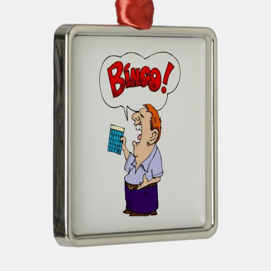 Bingo Metalen Ornament (Rechts)