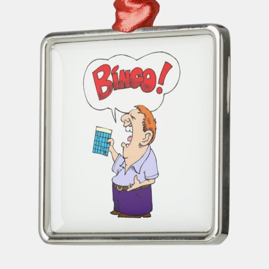 Bingo Metalen Ornament (Links)