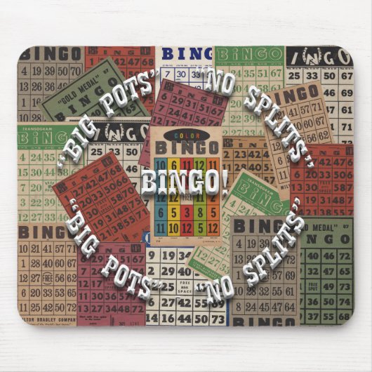 bingo mousepad muismat (Voorkant)