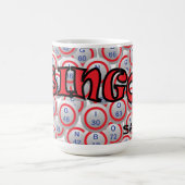 Bingo "Naam" over Bingo Balls Koffiemok (Center)