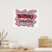 Bingo "Naam" over Bingo Balls Poster (Keuken)