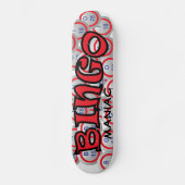 Bingo "Naam" over Bingo Balls Skateboard (Voorkant)