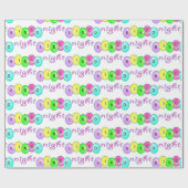 Bingo Nachtbingoballen Cadeaupapier (Vlak)