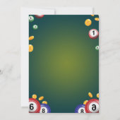 Bingo Nachtuitnodigingen Kaart (Achterkant)