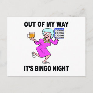 BINGO NGHT BRIEFKAART