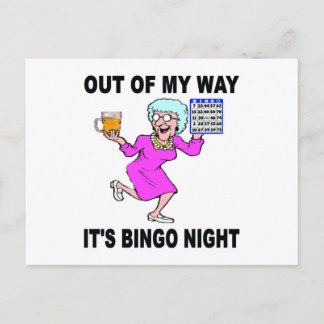 BINGO NGHT BRIEFKAART