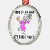 BINGO NGHT METALEN ORNAMENT (Links)