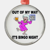 BINGO NGHT METALEN ORNAMENT (Voorkant)