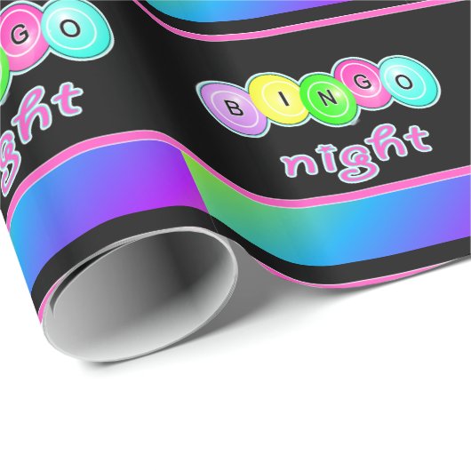 Bingo Night Bingo Balls Cadeaupapier (Rol Hoek)