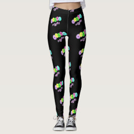 Bingo Night Leggings Neon Colors