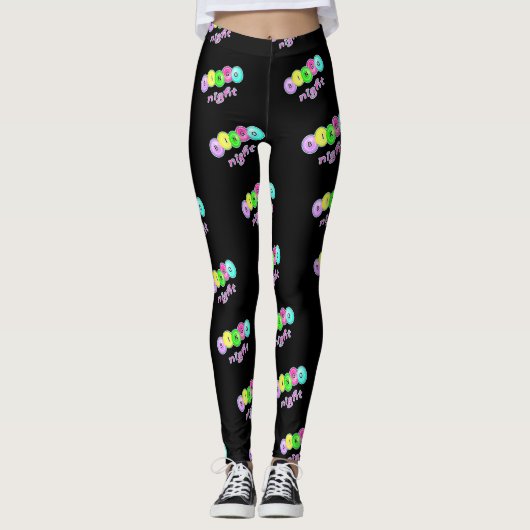 Bingo Night Leggings Neon Colors (Voorkant)