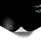 Bingo Night Neon Line Art Perfect Poster (Hoek)