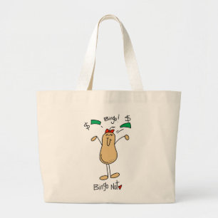 Bingo Noten T-shirts en Cadeaus Grote Tote Bag
