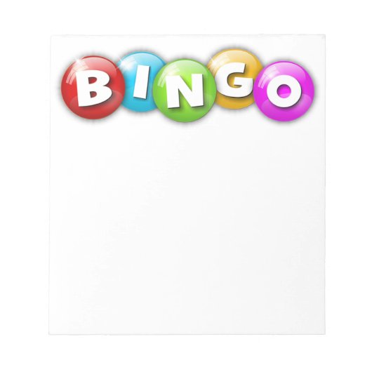 Bingo Notitieblok (Voorkant)