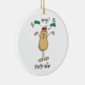 Bingo Nut T-shirts en geschenken Keramisch Ornament (Rechts)