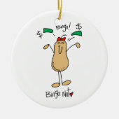 Bingo Nut T-shirts en geschenken Keramisch Ornament (Voorkant)