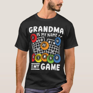 Bingo oma is mijn naam en bingo is mijn spel meisj t-shirt