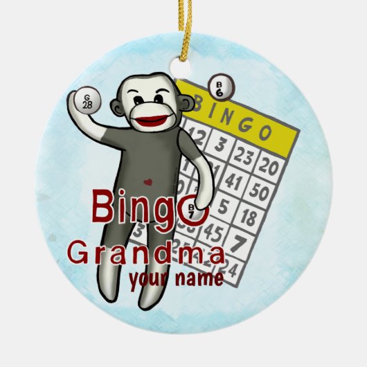 Bingo Oma ornament (Voorkant)