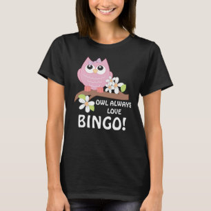 Bingo Owl womens t shirt