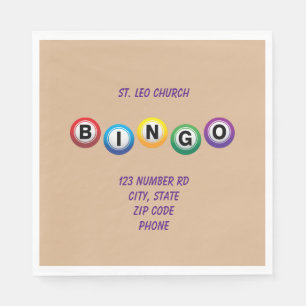 BINGO Paper Napkins Servet