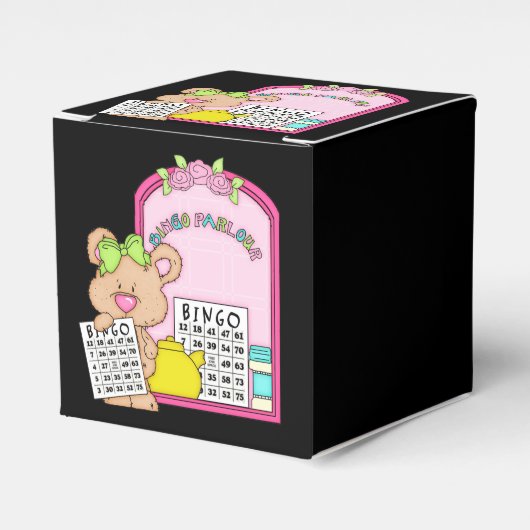 Bingo Parlor Beer Favor box Bedankdoosjes (Voorkant Zijde)