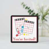 Bingo Party Kaart (Staand voorkant)