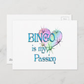 Bingo Passion Briefkaart (Voorkant / Achterkant)