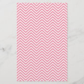 Bingo Pastel Pink Chevrons Baby shower Game (Achterkant)