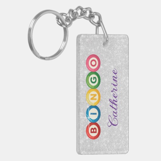 Bingo Personalized Keychain (Voorkant Links)