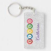 Bingo Personalized Keychain (Voorkant)