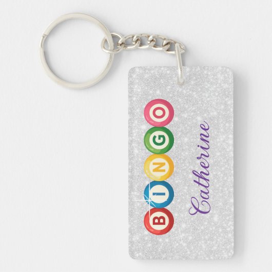 Bingo Personalized Keychain (Voorkant)
