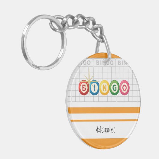 Bingo Personalized Keychain (Voorkant Links)