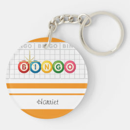 Bingo Personalized Keychain