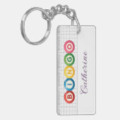 Bingo Personalized Keychain (Voorkant Links)