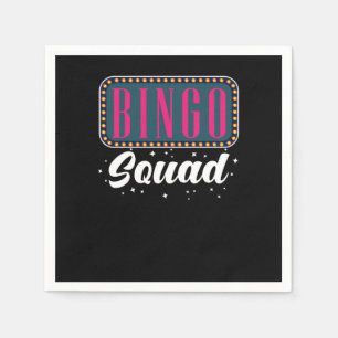 Bingo Player Balls Lucky Number Servet