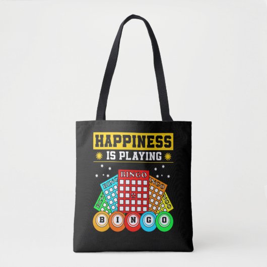 Bingo Player Bingo Gambling Tote Bag (Voorkant)