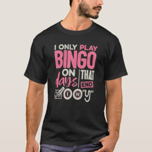 Bingo Player Bingo Mannen Vrouwen T-shirt