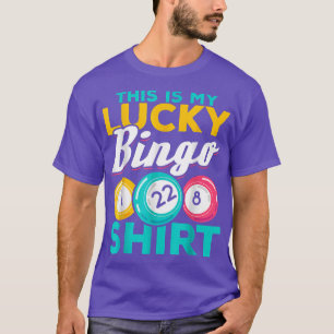 Bingo Player dit is mijn Lucky Bingo Funny Bingo m T-shirt