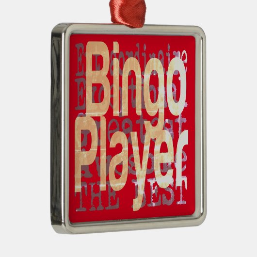 Bingo Player-extraordinaire Metalen Ornament (Rechts)
