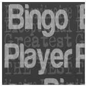 Bingo Player-extraordinaire Stof (Close Up)