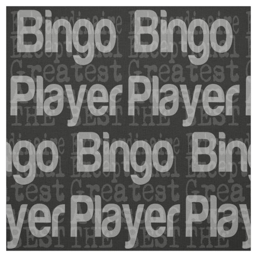 Bingo Player-extraordinaire Stof (Swatch)