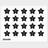 Bingo Player, Flamingo, Bingo Balls Ster Sticker (Vel)