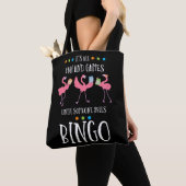 Bingo Player, Flamingo, Bingo Balls Tote Bag (Dichtbij)