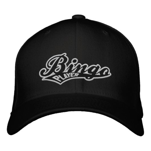 BINGO PLAYER flexfit wol pet met URL (Voorkant)