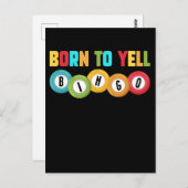 Bingo Player Funny Bingo verslavende Humor Briefkaart (Voorkant / Achterkant)