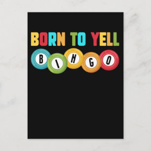 Bingo Player Funny Bingo verslavende Humor Briefkaart