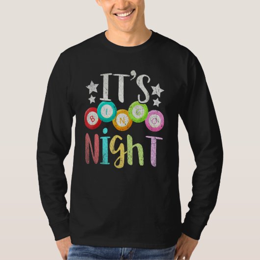 Bingo Player Gamble Bingo Night Gambling Lottery B T-shirt (Voorkant)
