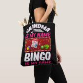 Bingo Player Grandmoeder Funny Bingo Grandma Tote Bag (Dichtbij)