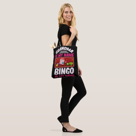 Bingo Player Grandmoeder Funny Bingo Grandma Tote Bag (Op model)