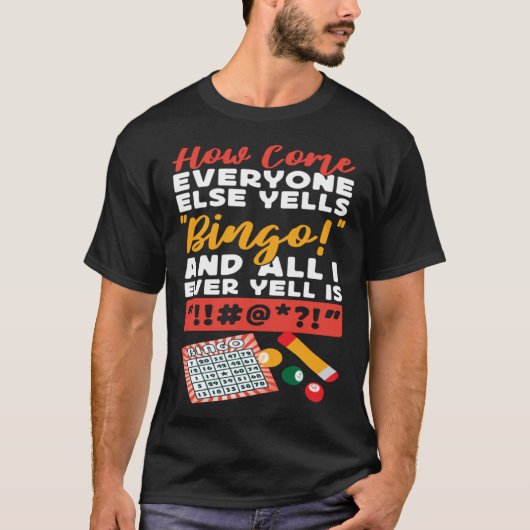 Bingo Player Hoe komt iedereen anders? T-shirt (Voorkant)